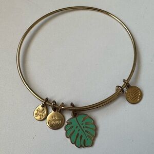 Alex and Ani Monstera Leaf Bangle